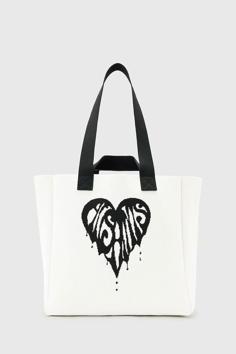 AllSaints poșetă IZZY culoarea alb, W297XD
