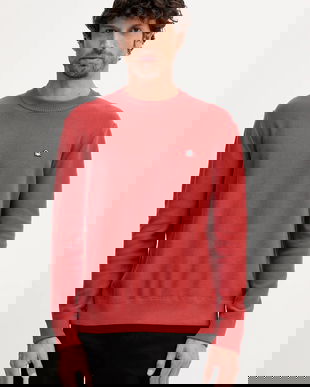 United Colors of Benetton pulover culoarea roșu, 1V4KU10AF