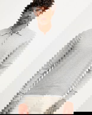 United Colors of Benetton pulover culoarea gri, light, 110XU301L