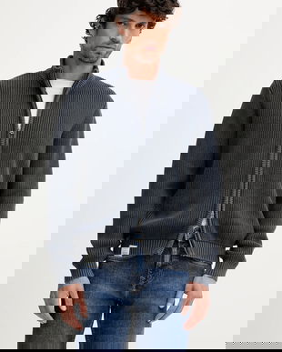 Pepe Jeans cardigan din bumbac culoarea bleumarin, PM7000004