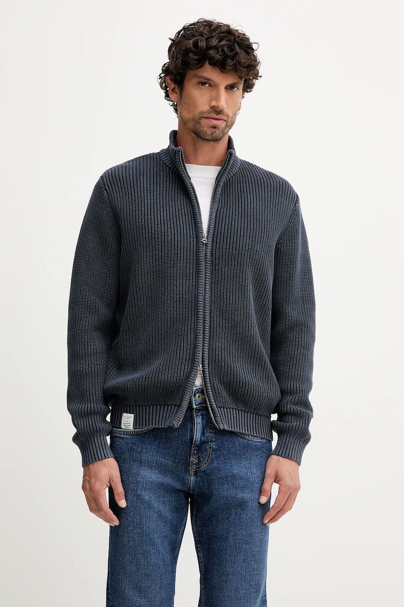 Pepe Jeans cardigan din bumbac culoarea bleumarin, PM7000004