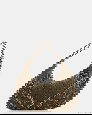 Hoss Intropia poșetă culoarea verde, 2052029