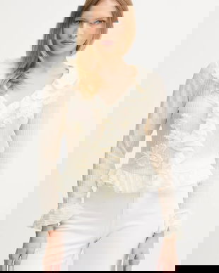 Hoss Intropia cămașă culoarea bej, regular, 6282656