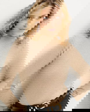 Answear.LAB pulover de cașmir culoarea bej