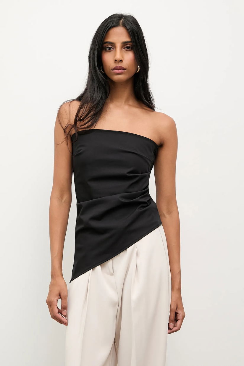 Answear.LAB bluza culoarea negru, neted