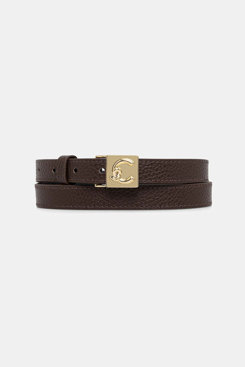 Coccinelle curea de piele culoarea negru, E3 SSL 11 04 01