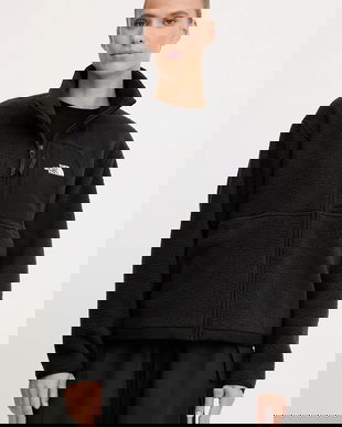 The North Face hanorac fleece Yumiori Off culoarea negru, uni, NF0A8EUZJK31