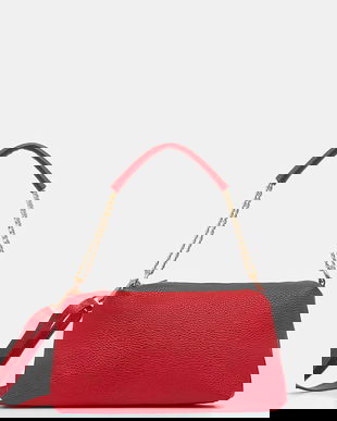 Answear.LAB poseta de piele culoarea rosu