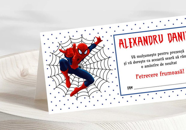 Plicuri bani botez Spiderman