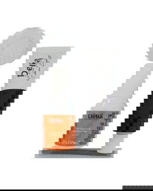 DETERIORAT - Vopsea pentru Sprancene cu Ulei de Argan Delia Cosmetics, nuanta 3.0 Maro Inchis, 15ml