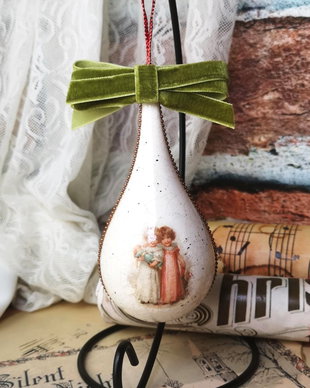 Poveste de iarna - decoratiune pentru bradul de Craciun