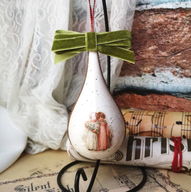 Poveste de iarna - decoratiune pentru bradul de Craciun