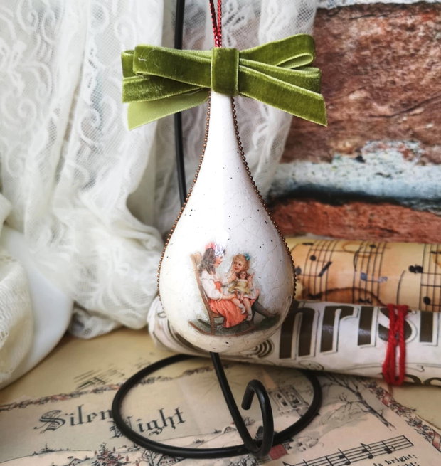 Poveste de iarna - decoratiune pentru bradul de Craciun