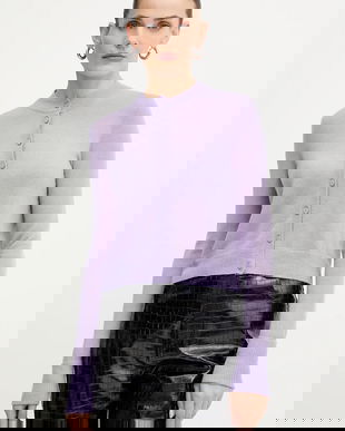 MAX&Co. cardigan de lână culoarea violet, light, 2526346033200