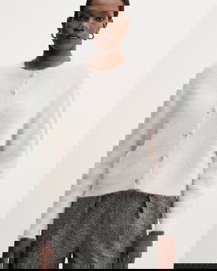 Marella cardigan cu alpaca culoare bej pentru femei 2523346072200