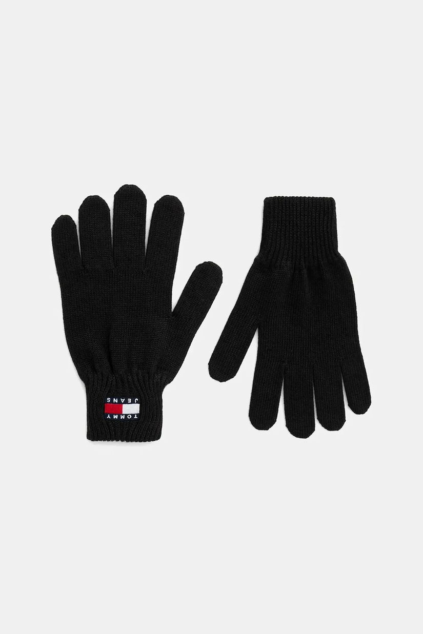 Tommy Jeans manusi de bumbac culoarea negru, AM0AM13680