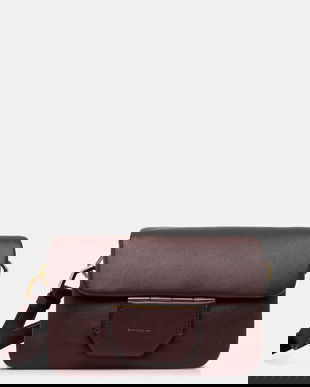 AllSaints poșetă de piele JUPITER culoarea bej, W263XC