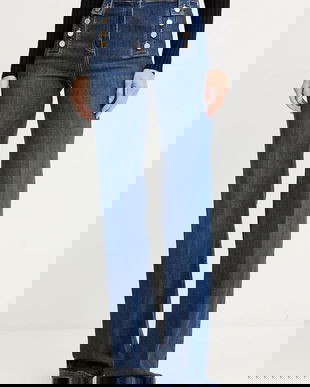 Elisabetta Franchi jeans high waist, PJ02D56E2