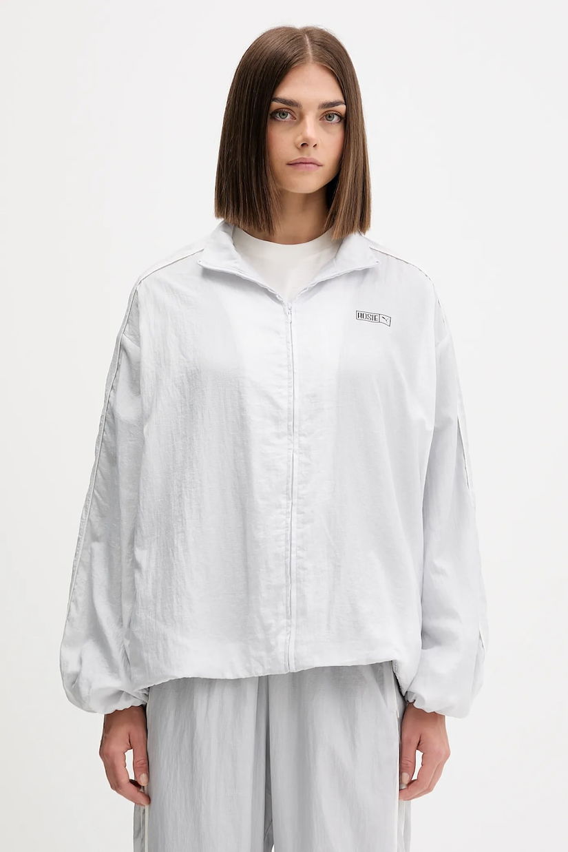 Puma bluză PUMA x ROSÉ culoarea gri, uni, 633793