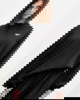 Puma hanorac de bumbac PUMA x ROSÉ culoarea negru, uni, 633803