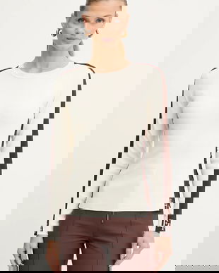 Elisabetta Franchi pulover culoarea bej, light, MK03S56E2