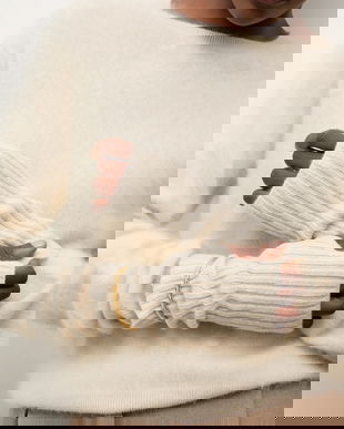 Answear.LAB mănuși din lână culoarea bej