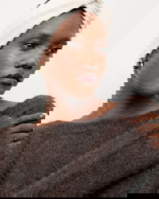 Answear.LAB bentita din lana culoarea bej