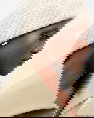 Answear.LAB caciula de lana culoarea bej