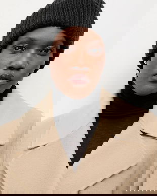 Answear.LAB caciula de lana culoarea negru