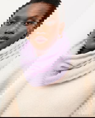 Answear.LAB coș de fum din lână culoarea violet, neted