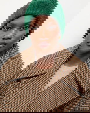 Answear.LAB caciula de lana culoarea verde