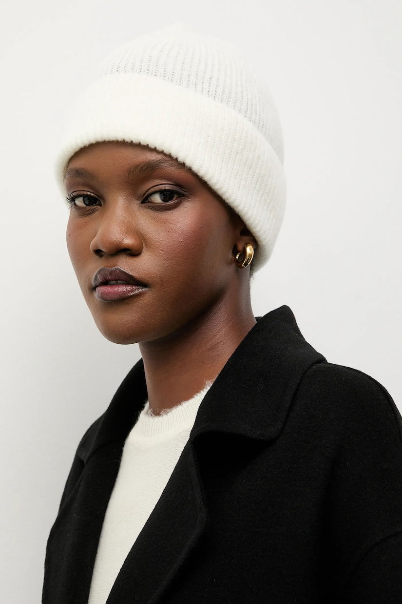 Answear.LAB caciula de lana culoarea bej