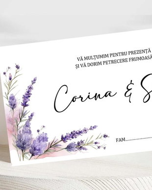Plicuri de bani nuntă Lavandă
