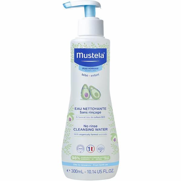 Apa de curatare fara clatire Mustela, pentru piele normala, 300 ml