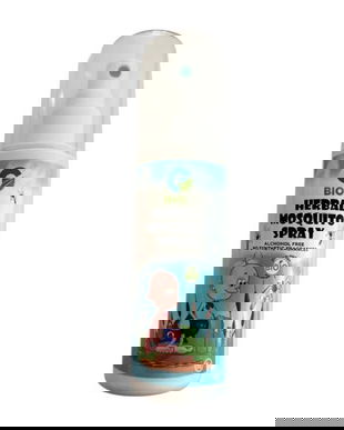 Spray organic din plante, împotriva țânțarilor, pentru bebeluși, BIO G, 100 ml