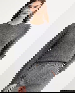 Lacoste pulover de lână culoarea gri, light, AF4160