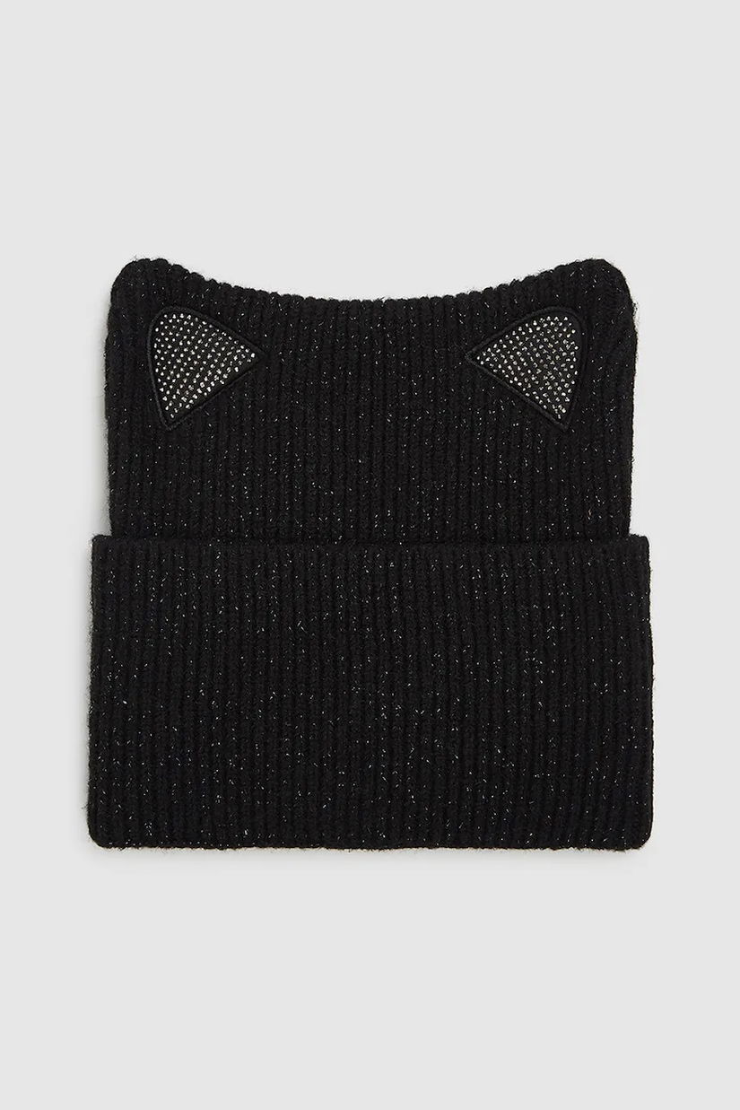 Karl Lagerfeld căciulă culoarea negru, A4W33040