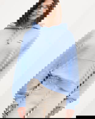 Tommy Jeans hanorac de bumbac culoarea bej, cu glugă, cu imprimeu, DW0DW19414