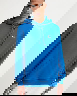 Tommy Jeans hanorac de bumbac bărbați, culoarea bleumarin, DM0DM20258