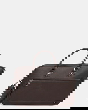 Medicine geanta laptop culoarea maro