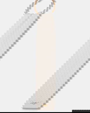 Patou eșarfă de lână culoarea bej, cu imprimeu, AC1048041