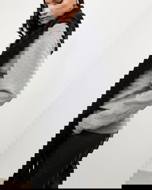 Answear.LAB esarfa de lana culoarea negru, neted