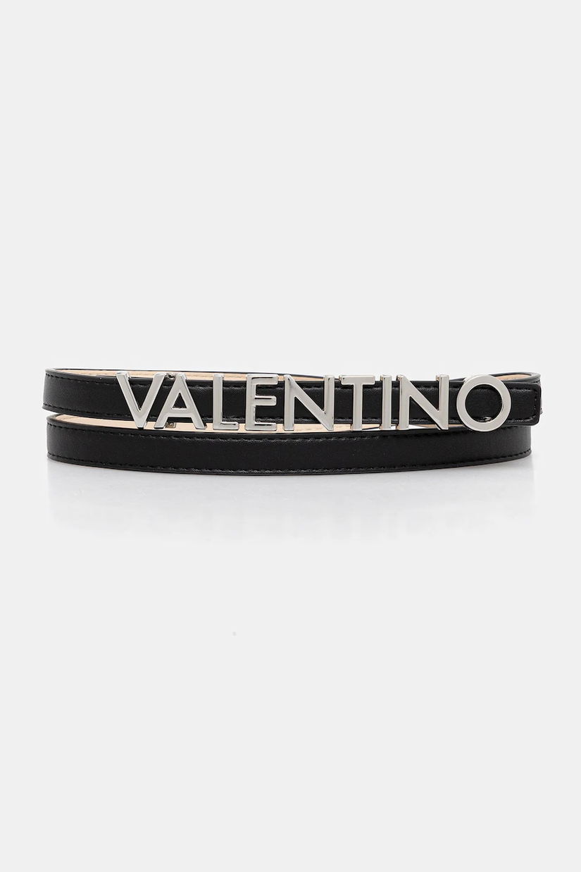 Valentino Bags curea de piele BELTY culoarea negru, VCS6W555