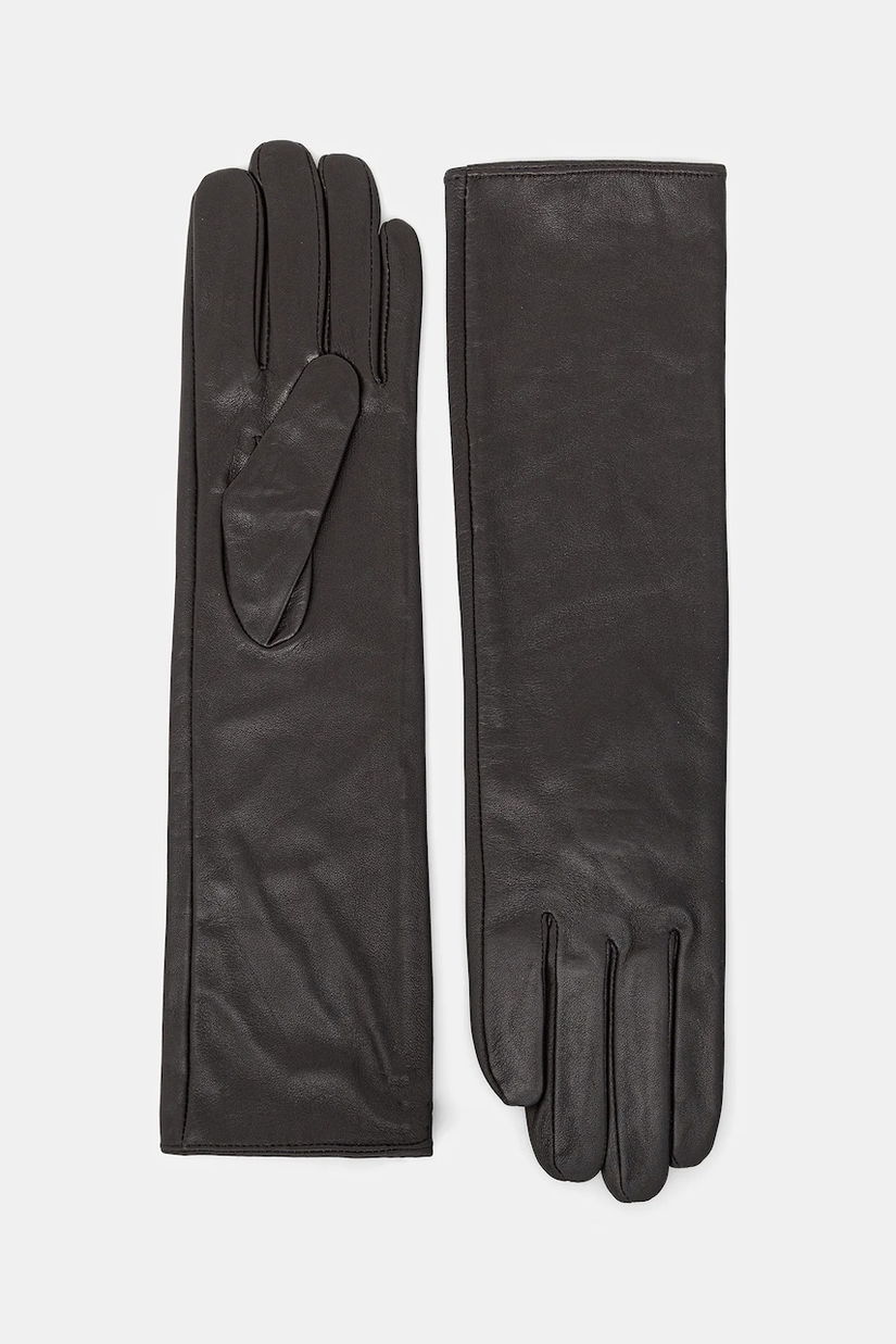 Answear.LAB manusi de piele culoarea maro
