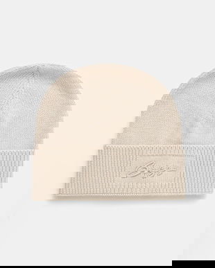 BOSS căciulă culoarea bej, 50558673