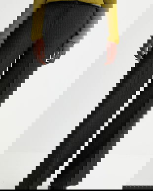 Marc O'Polo pantaloni culoarea gri, drept, high waist, M09026210187