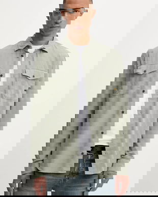 G-Star cămașă din bumbac culoarea verde, cu guler clasic, slim, D24963.D454