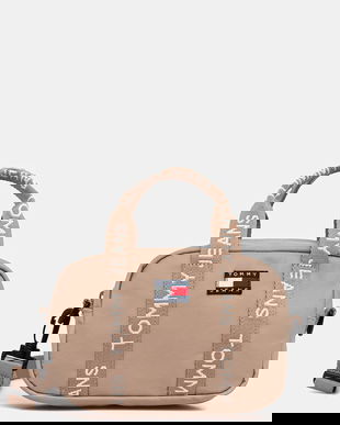 Tommy Jeans poșetă culoarea bej, AW0AW17889