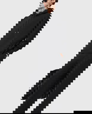 AllSaints pantaloni de trening din bumbac MILO culoarea negru, uni, M010TD