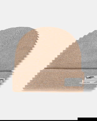 Vans căciulă culoarea bej, VN000QB32N11